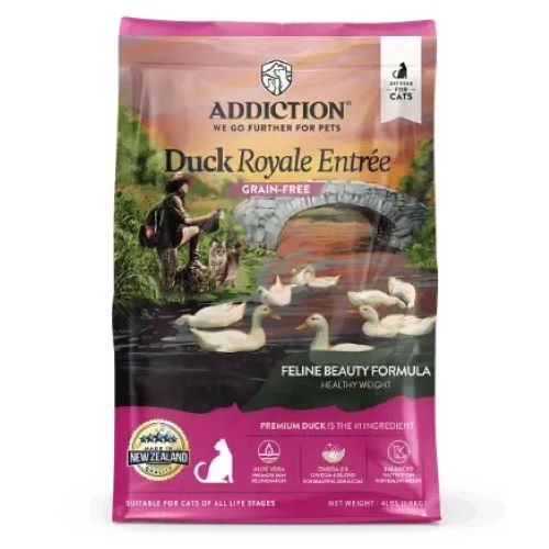 Addiction Duck Royale Grain-Free Adult Dry Cat Food - 4lb