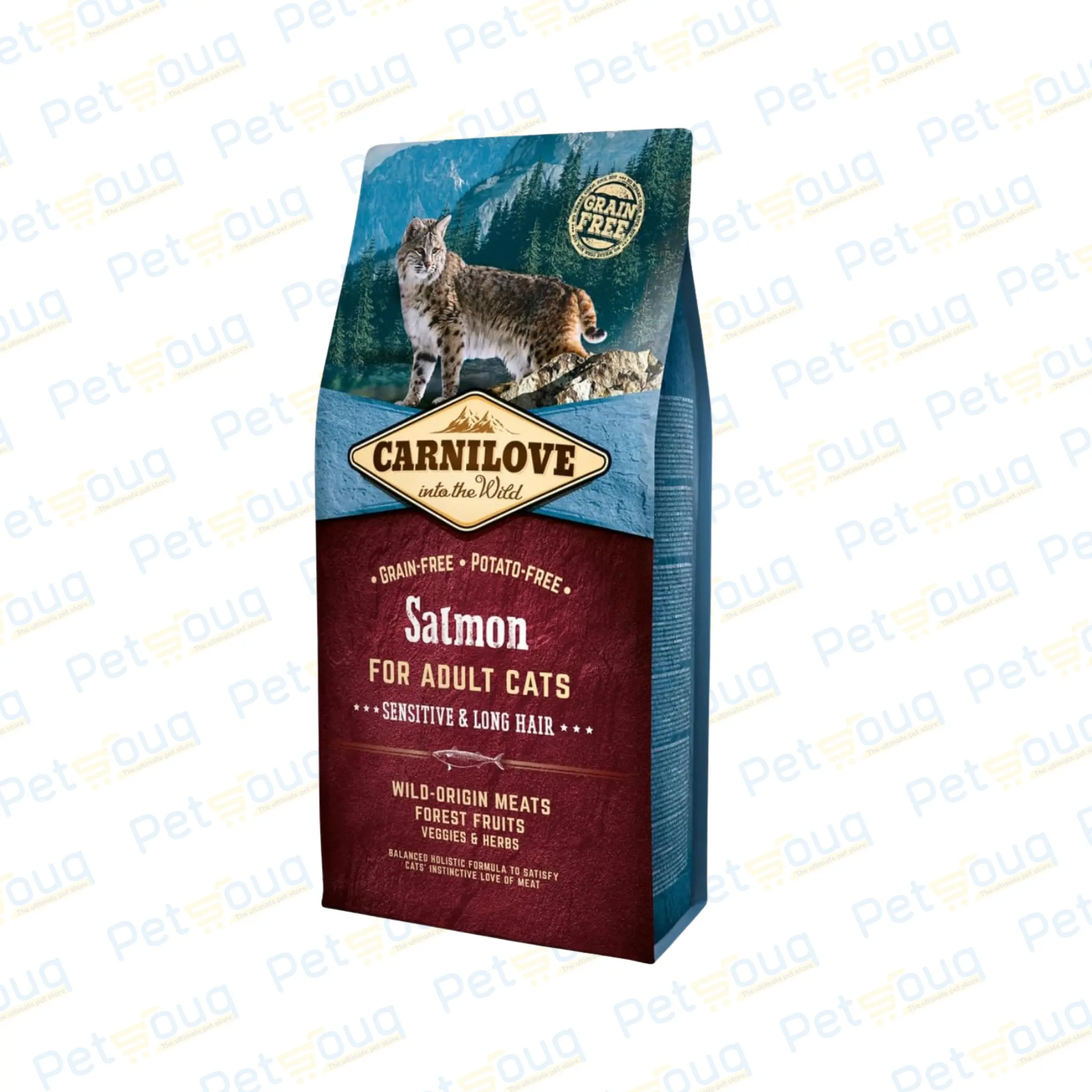 Carnilove Salmon Grain-Free Adult Dry Cat Food - 2kg
