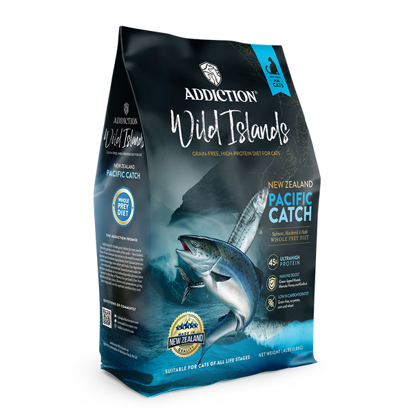 Addiction Wild Islands Pacific Catch Grain-Free Dry Cat Food - 4lb