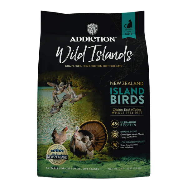 Addiction Wild Islands Island Birds Grain-Free Dry Cat Food - 4lb