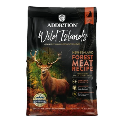Addiction Wild Islands Forest Meat Grain-Free Dry Cat Food - 4lb