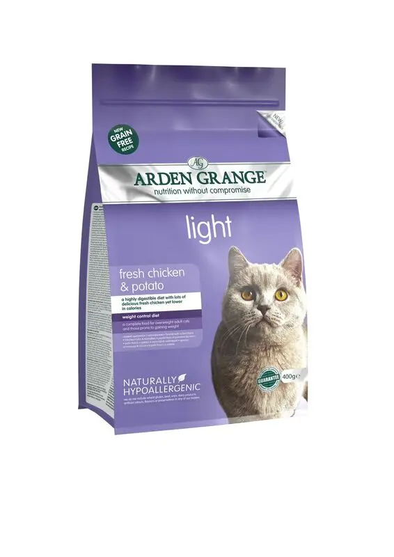 Arden Grange Grain-Free Light Fresh Chicken & Potato Adult Dry Cat Food - 400g