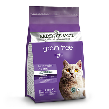 Arden Grange Grain-Free Light Fresh Chicken & Potato Adult Dry Cat Food - 2kg