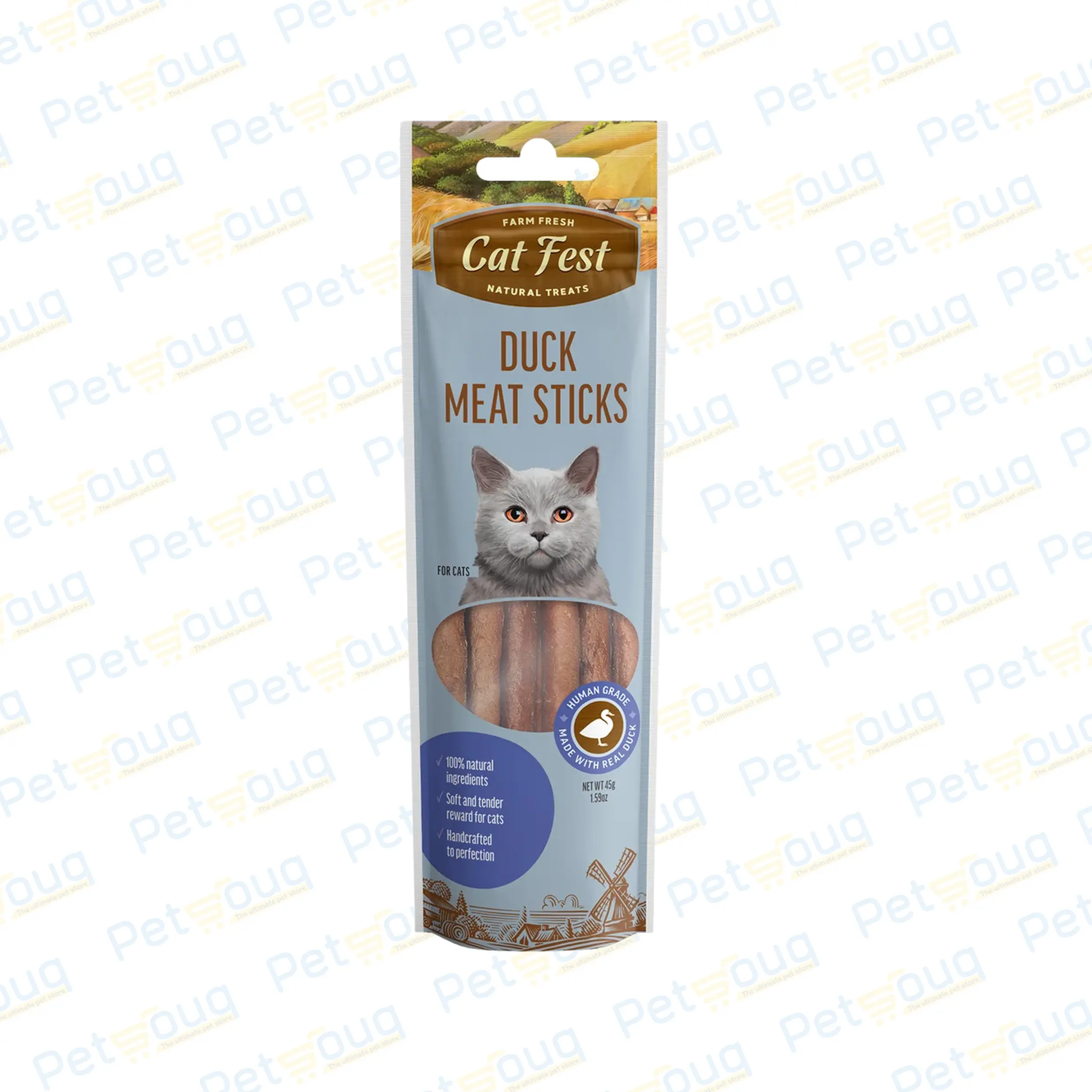 Cat Fest Duck Recipe Meat Stick Cat Treats - 45g