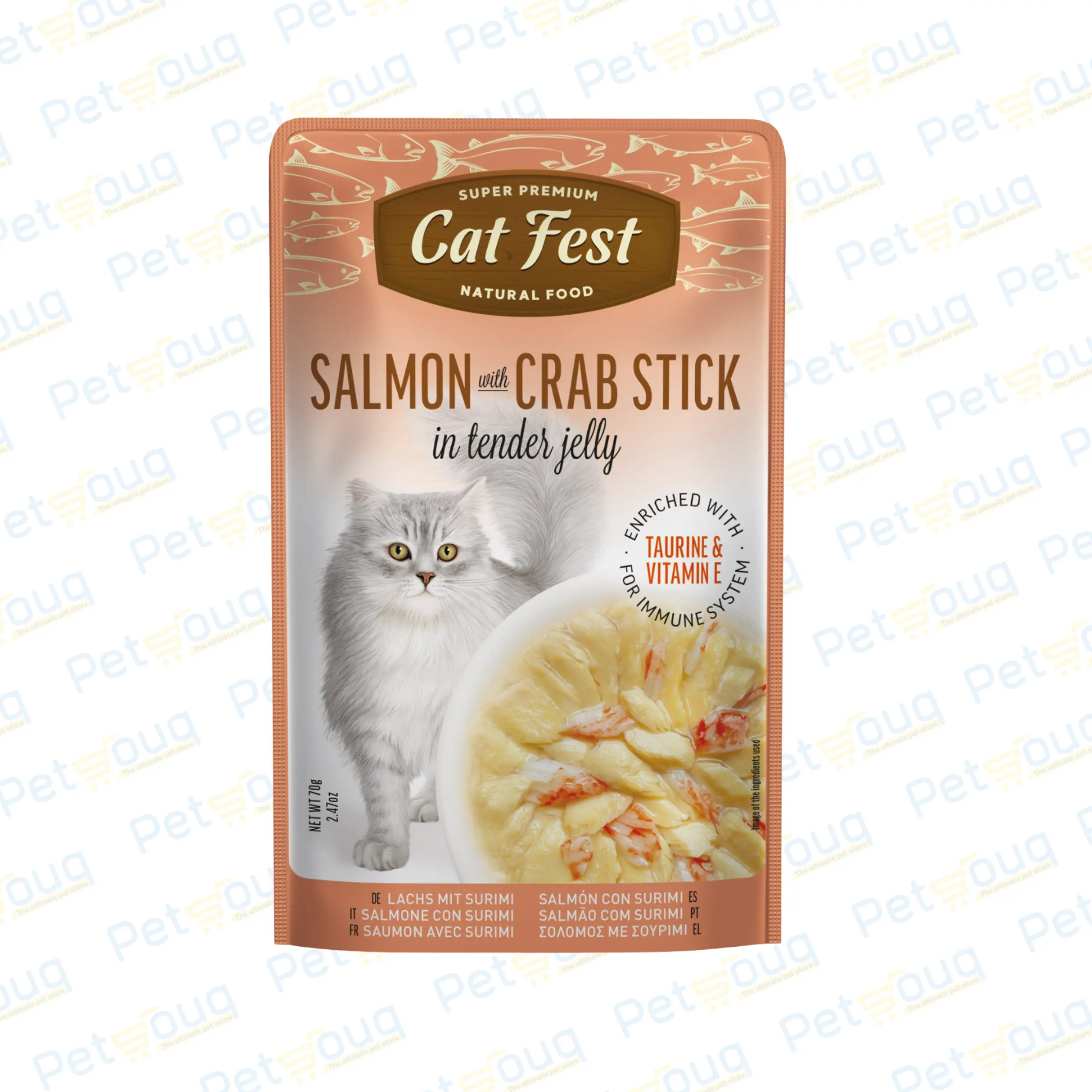 Bioline Tuna Flavor Natural Feast Entree Cat Pouch - 100g