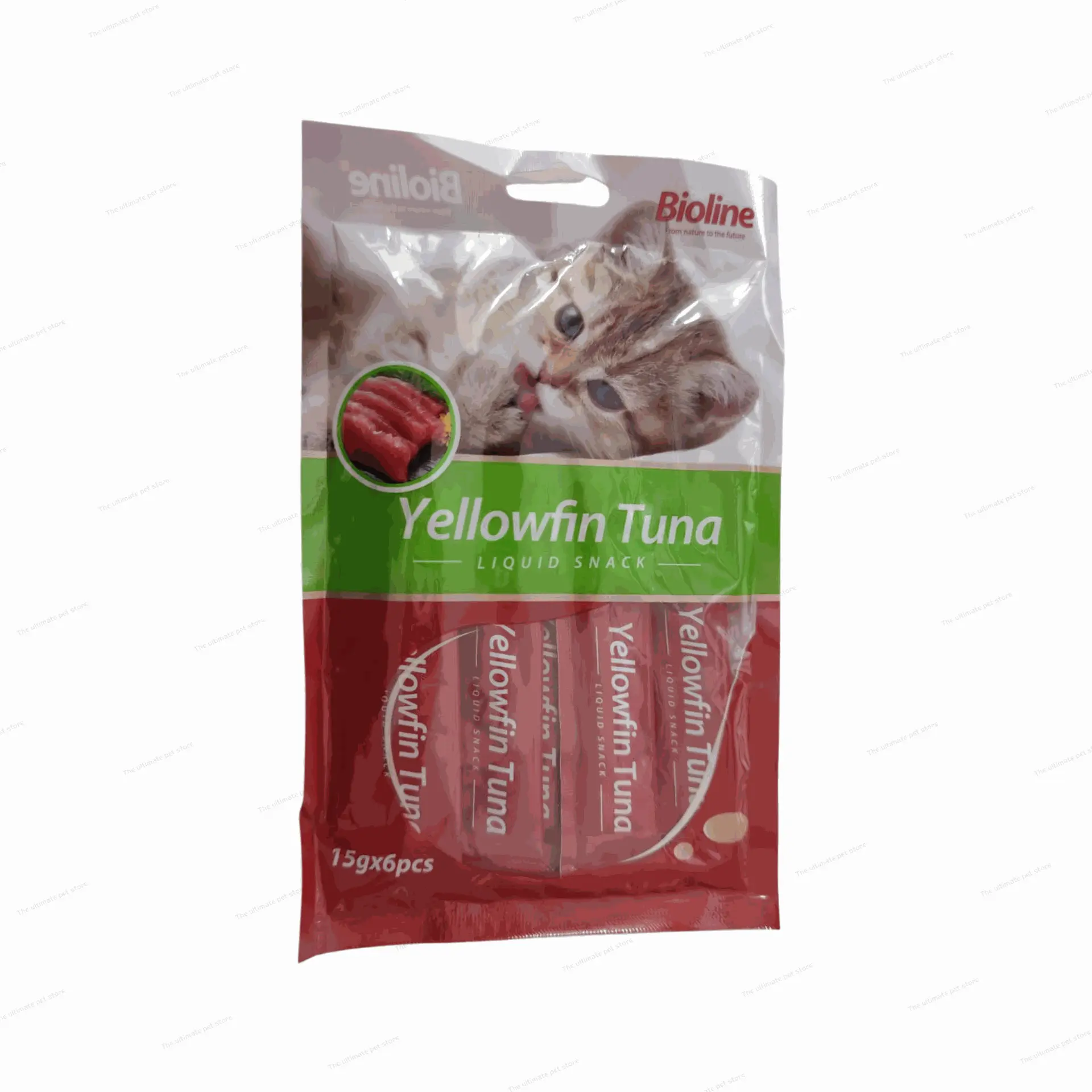 Bioline Yellowfin Tuna Immune & Brain Support Liquid Cat Treats - 90g