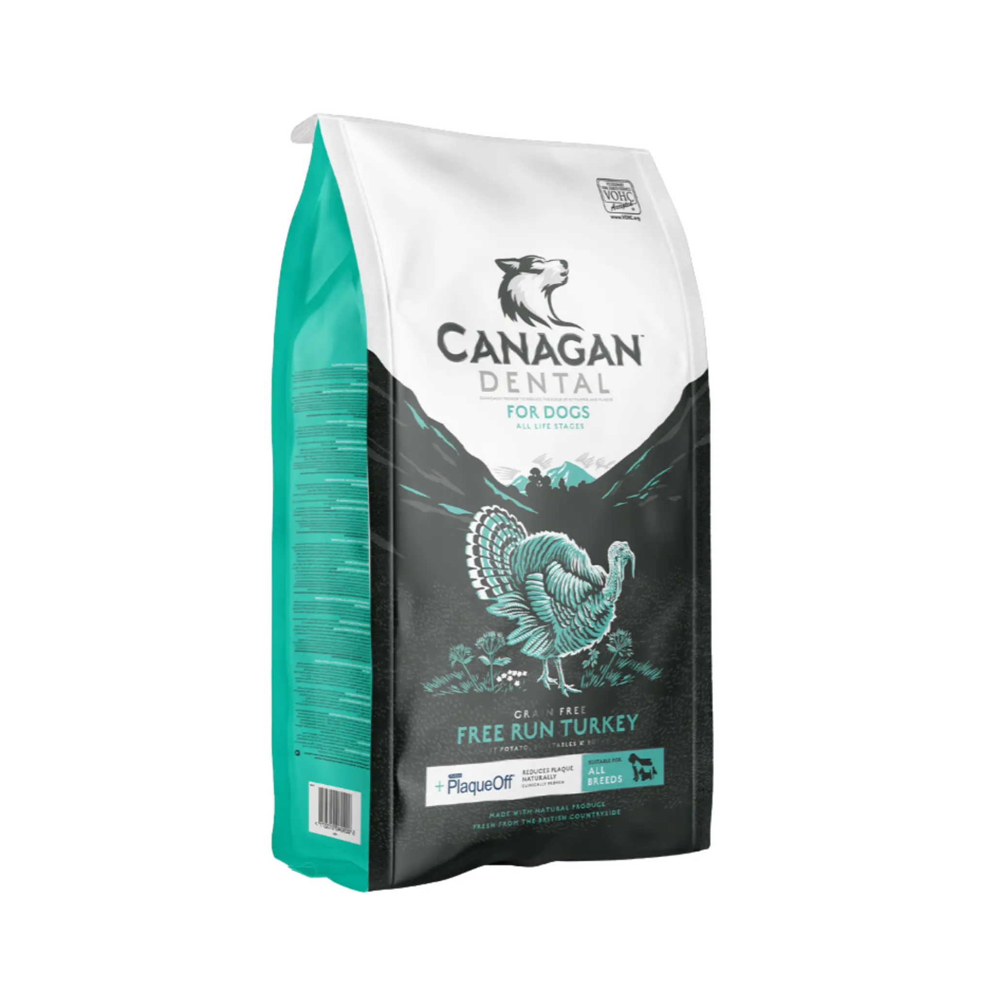 Canagan Dental Free-Run Turkey Grain-Free Adult Dry Dog Food - 2kg