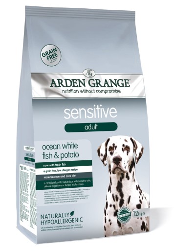 Arden Grange Sensitive Adult Dry Dog Food - 12kg