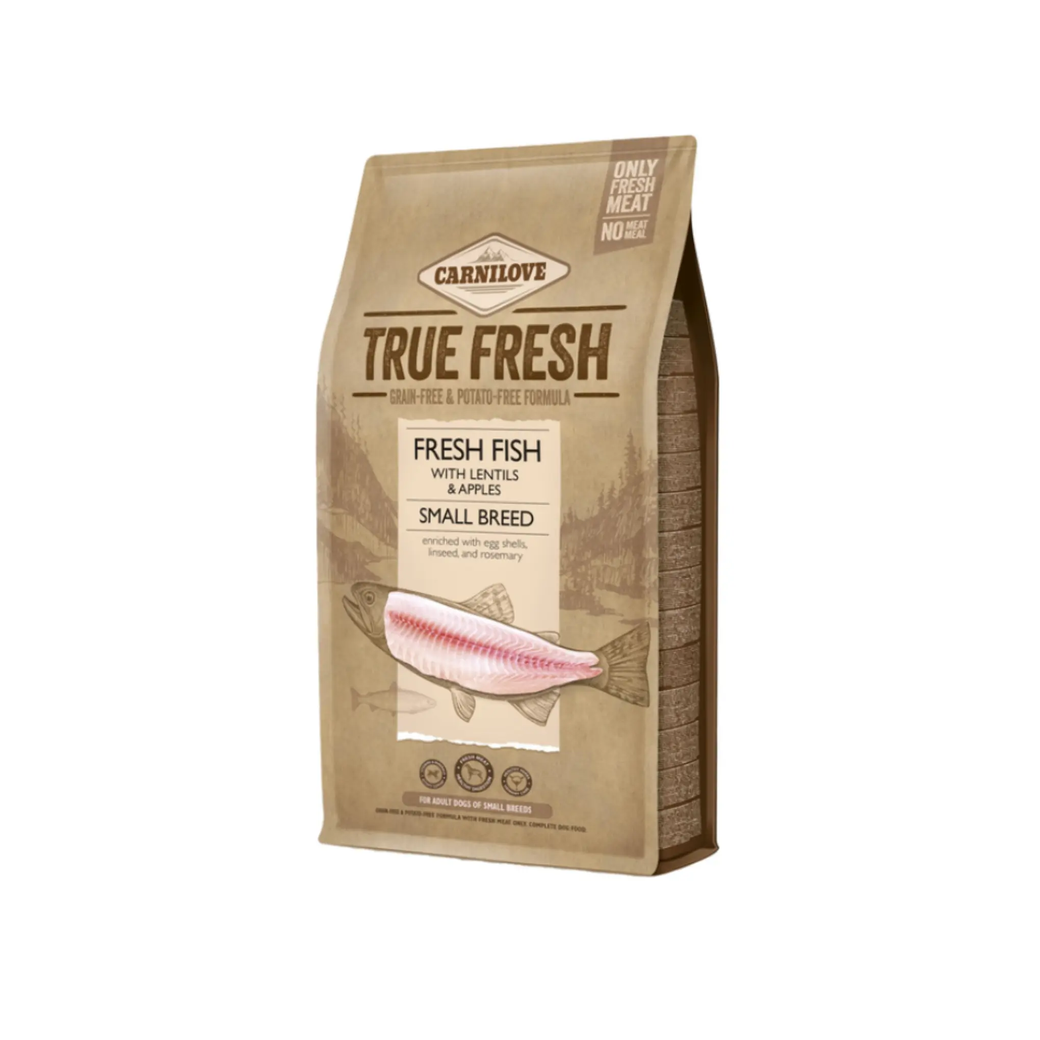 Carnilove True Fresh Fish Small Breed Grain-Free Adult Dry Dog Food - 1.4kg