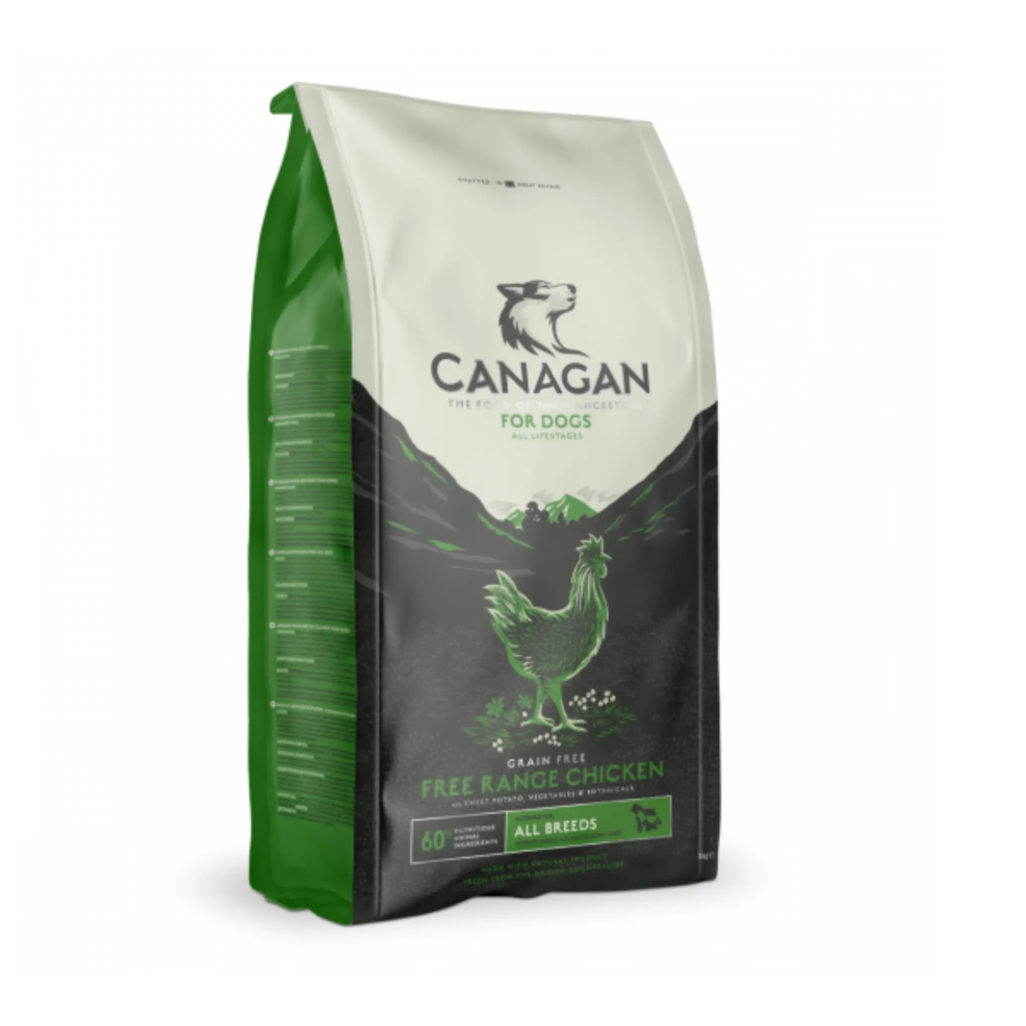 Canagan Free-Range Chicken Grain-Free Adult Dry Dog Food - 12kg