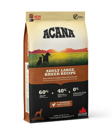 Acana Adult Large Breed Recipe Dry Dog Food, 11.4 kg