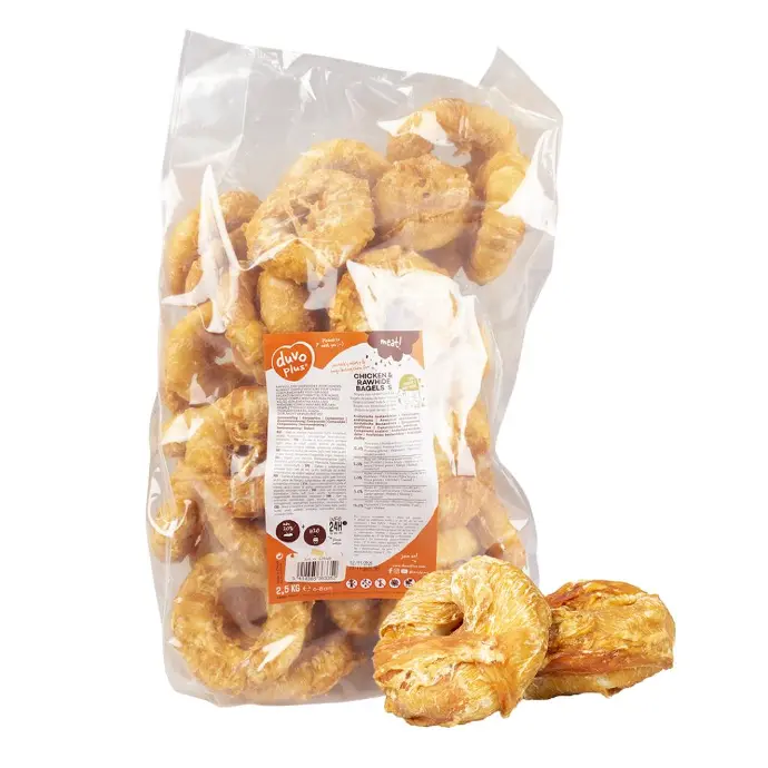 Duvo+ Chicken & Rawhide Savory Dog Bagels - 2.5kg