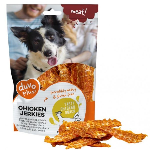 Duvo+ Chicken Jerkies High-Protein Dog treats - 100g