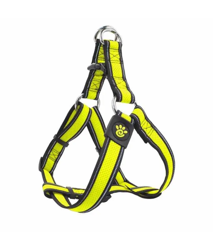 DOCO Athletica Air Step-In Dog Harness Safety Lime - S