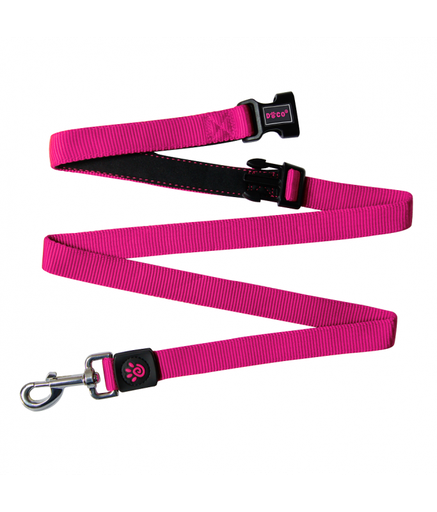 DOCO Easy-Snap Hands-Free Dog Leash Pink - 6ft - M