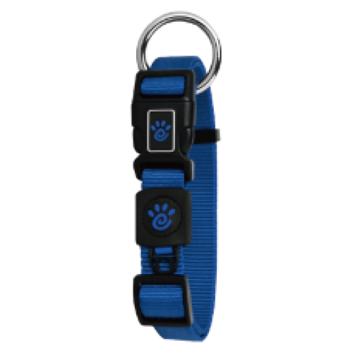 DOCO Signature O-Ring Nylon Dog Collar Blue - XS