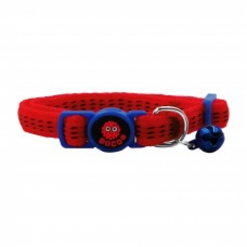 DOCO Puffy Soft Red Safety Cat Collar - XS