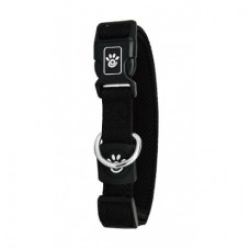 DOCO Puffy Mesh Breathable Dog Collar Black - L