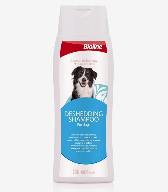 Bioline De-Shedding Anti-Shedding Dog Shampoo - 250ml