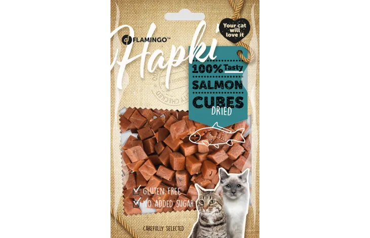 HAPKI SALMON CUBES 85GR