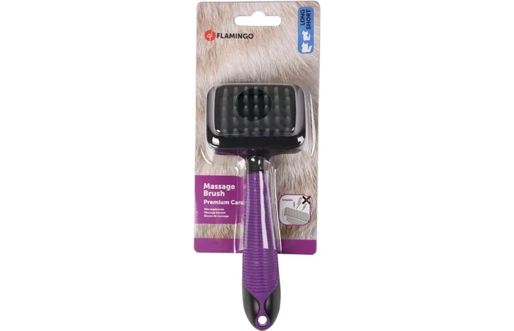 Flamingo Cat Massage Brush Small