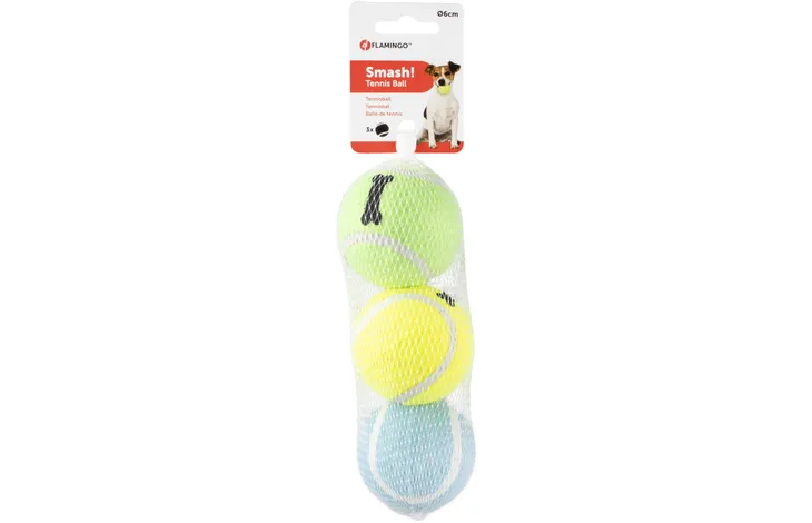 Tennis Balls Mix, 3 Pieces with Bone Print