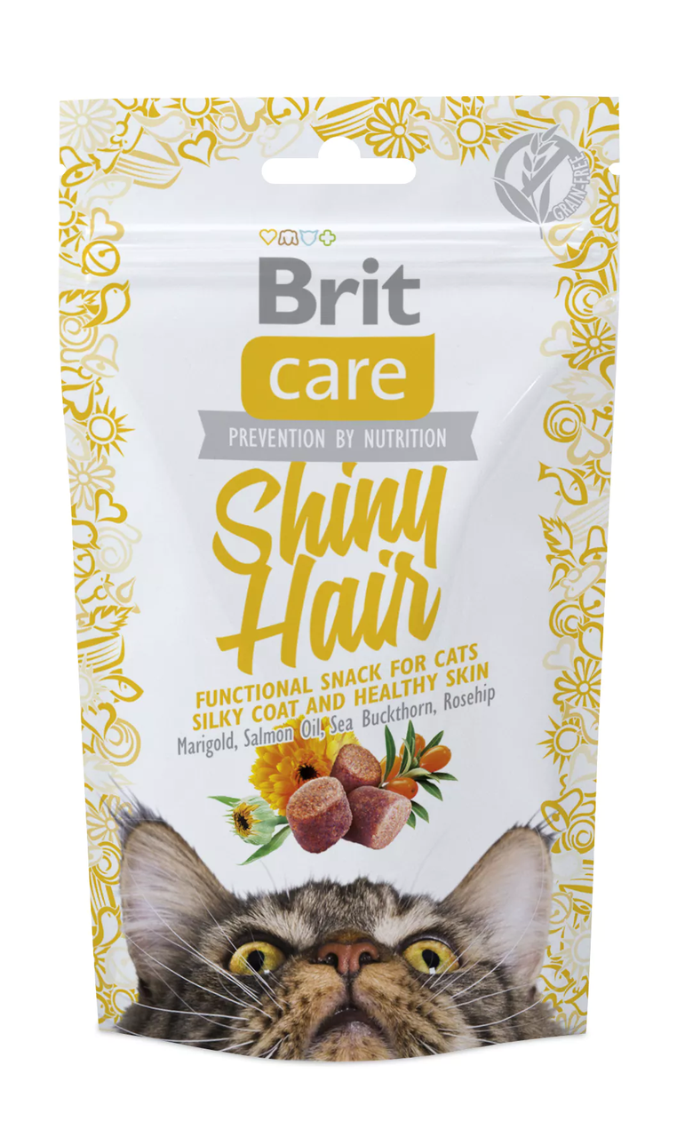 Brit Care Cat Snack Shiny Hair 50G