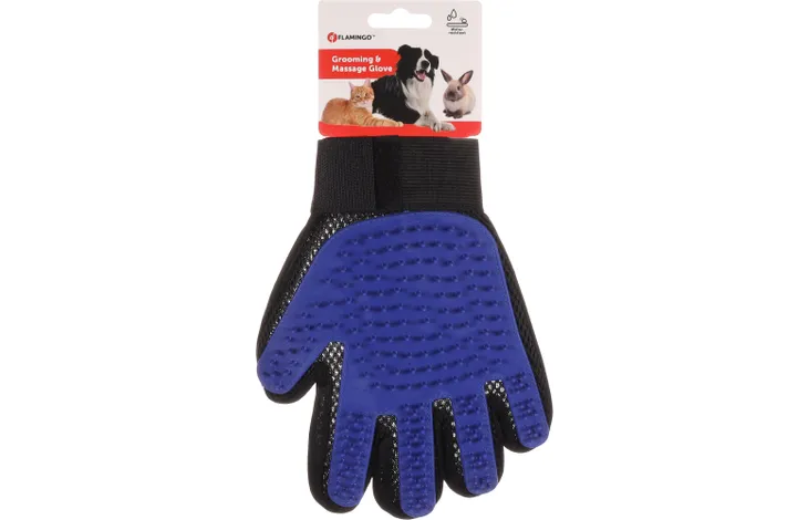 FLAMINGO GROOMING & MASSAGE GLOVE 5 FINGERS