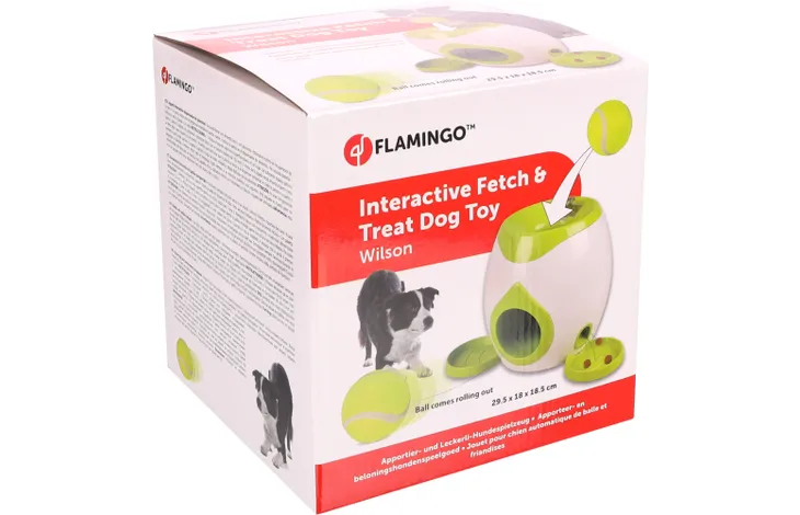 WILSON INTERACT FETCH&TREAT TOY+BAL