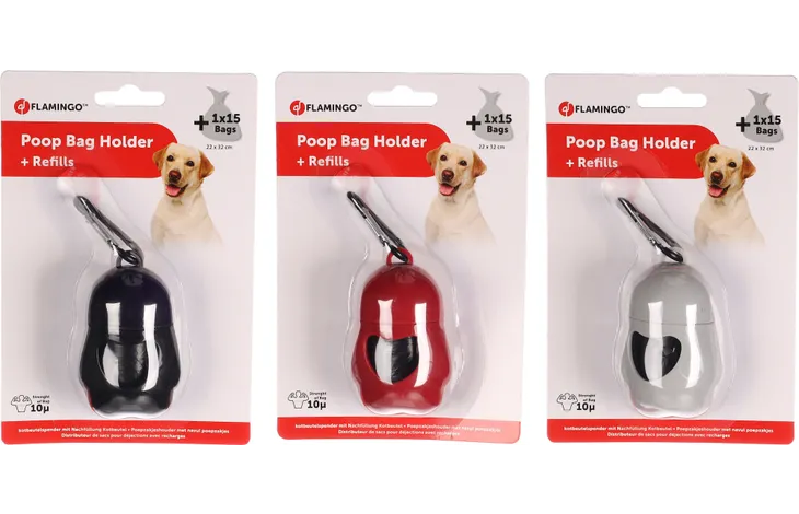 Flamingo Poop Bag Holder Legga