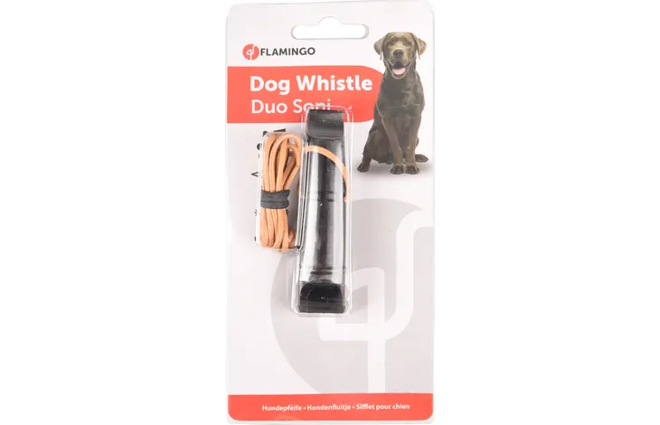 DOG WHISTLE 2 TONES BLACK