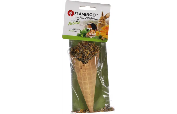 Flamingo Natural Herbal Wafer Cone 60g