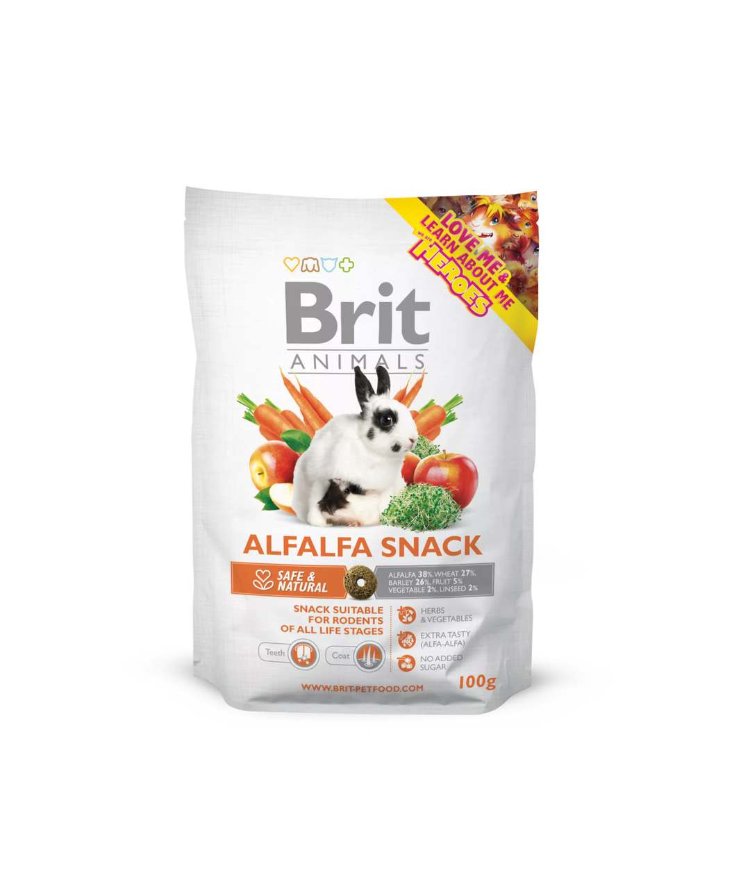 Brit Alfalfa Snack for Rodents 100G
