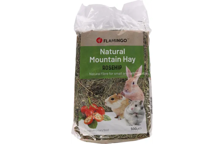 Flamingo Natural Mountain Hay Rosehip 500g