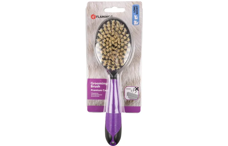 Flamingo Pig Hairs Brush For Cats