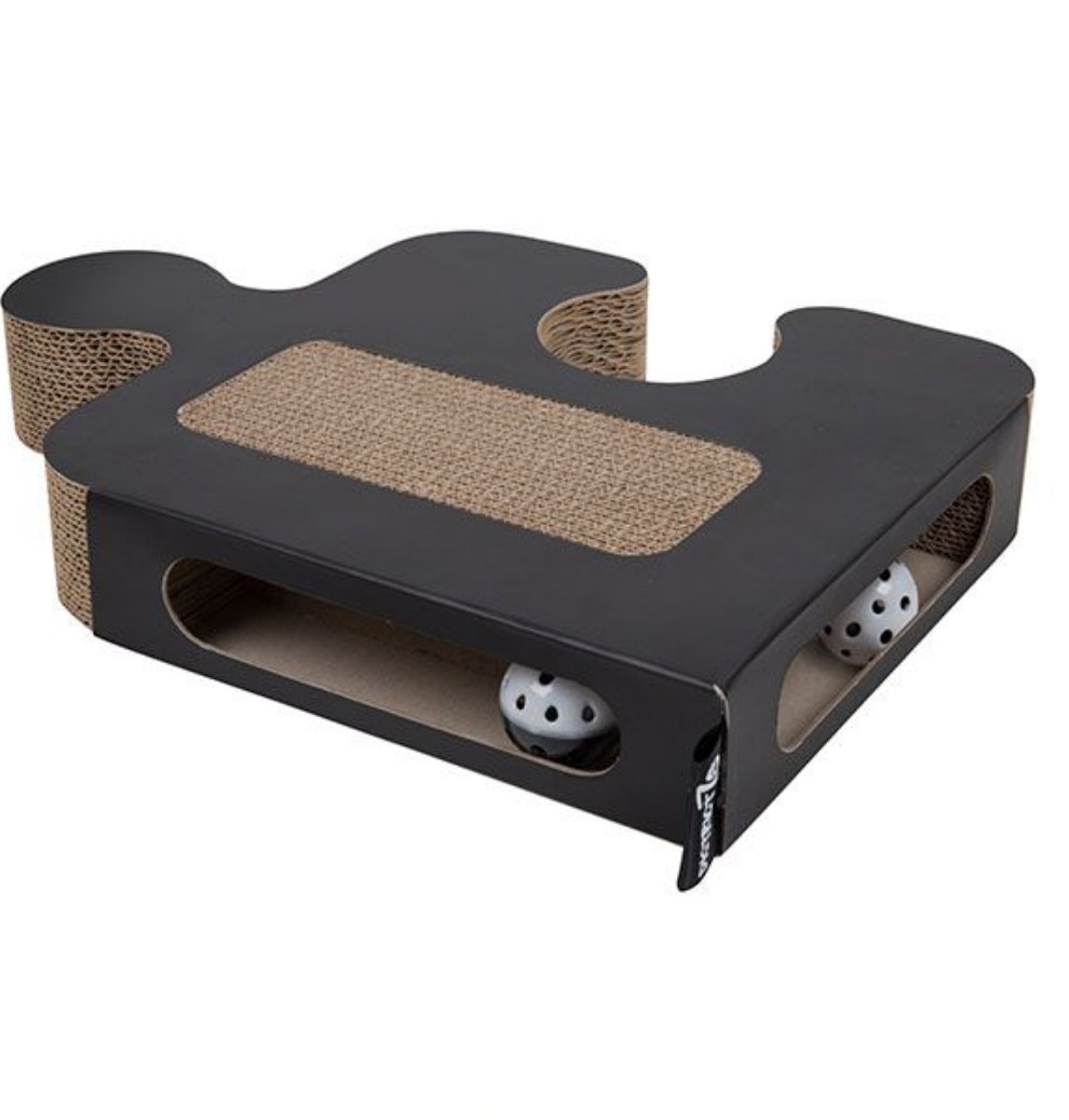 DISTRICT 70 Puzzle Cardboard Scratch Toy (Black/White)