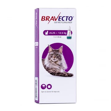 Bravecto for Cat 500mg 6.25 -12.5kg 1x 1.79ml