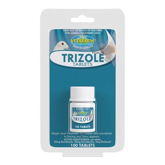 Pigeon Trizole Tablet - Treatment of Canker & Coccidiosis