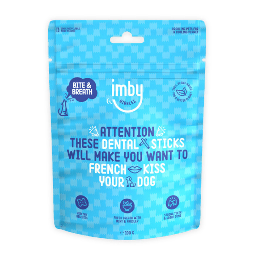 IMBY Healthy Plant Based Dog Snack Dental Sticks