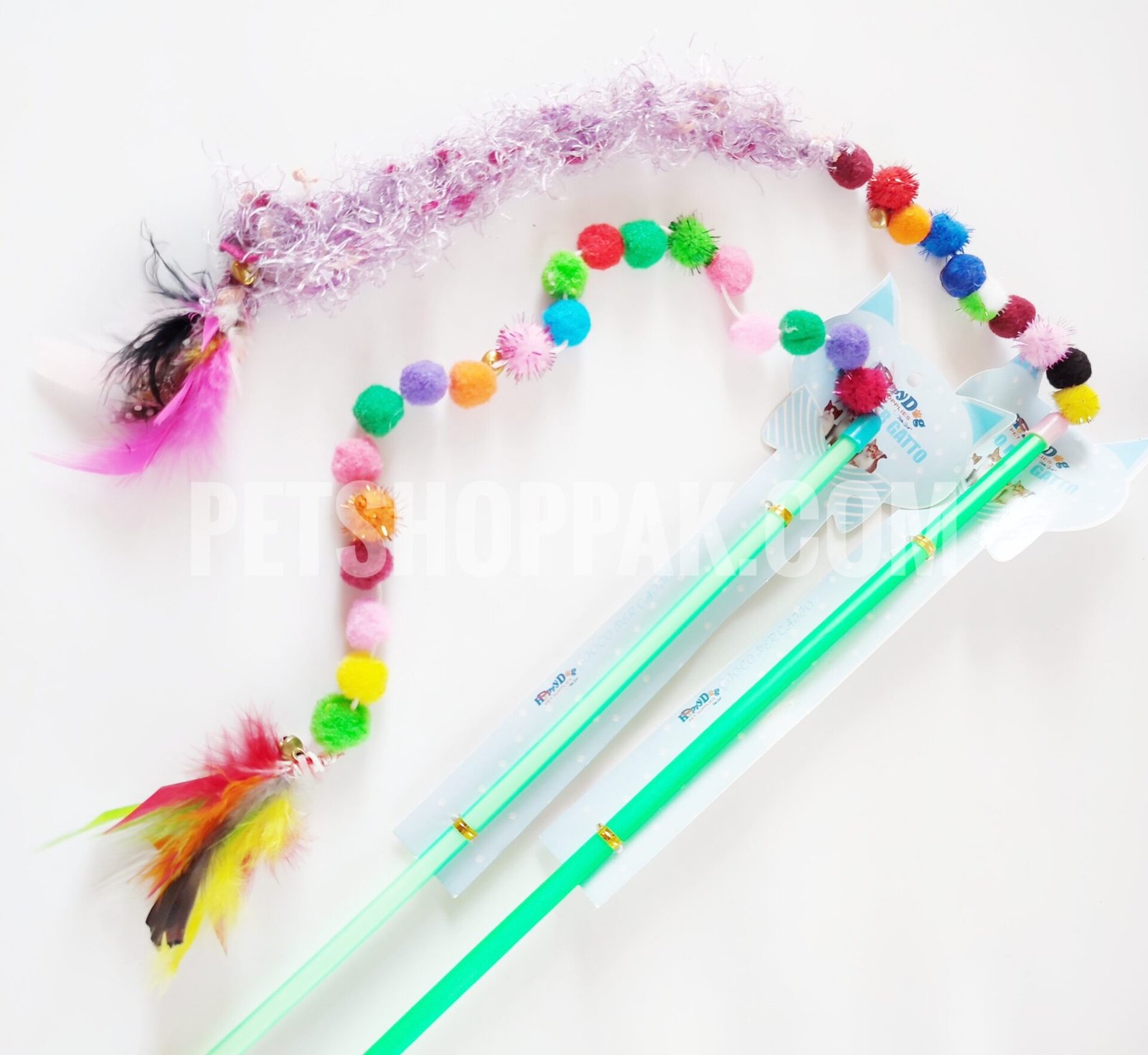 Fancy Furry Dot Teaser Stick