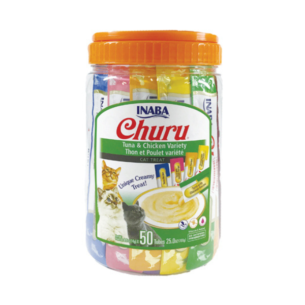 Inaba Churu Tuna & Chicken Varieties 50PCS/PK - 700g