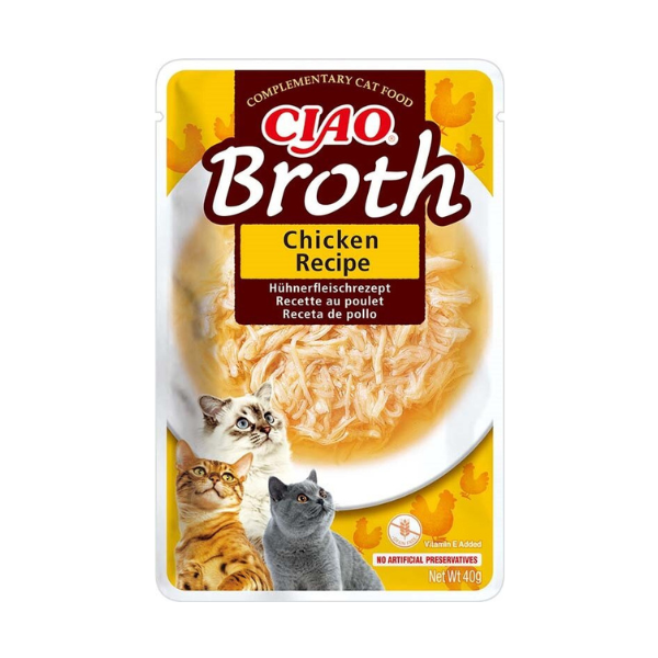 Inaba Churu Broth Chicken Recipe Cat Treat 40G