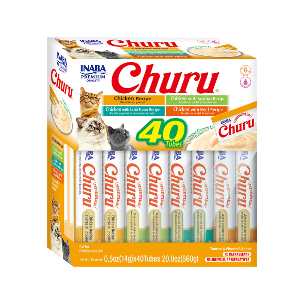 Inaba Churu Chicken Variety 40PCS/PK - 560g