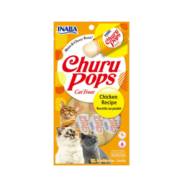 Inaba Churu Pops Chicken Recipe 4PCS/PK - 60g
