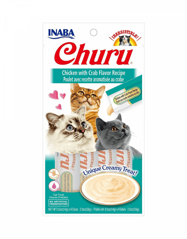 Churu Chicken With Crab Flavor Recipe - 4 Pieces per Pack