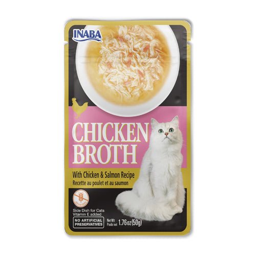 Inaba Chicken Broth with Chicken & Salmon Recipe - 3x50g