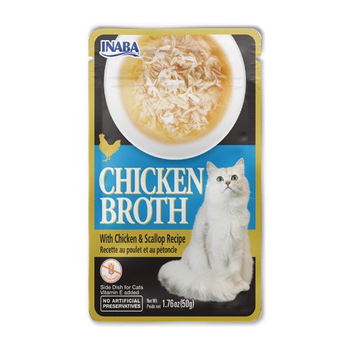 Inaba Chicken Broth with Chicken & Tuna Recipe - 3x50g