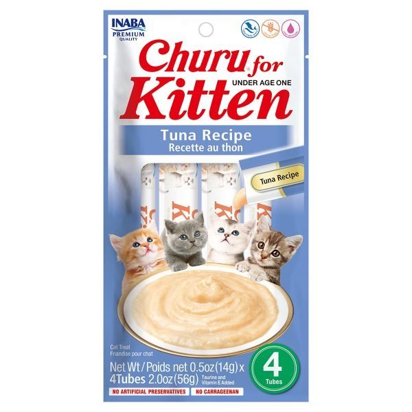 Inaba Churu Recipe For Kitten - 4 Tubes (60g)