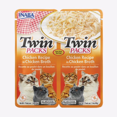 Inaba Twin Packs Chicken Recipe in Chicken Broth - 3 x (2x40g)