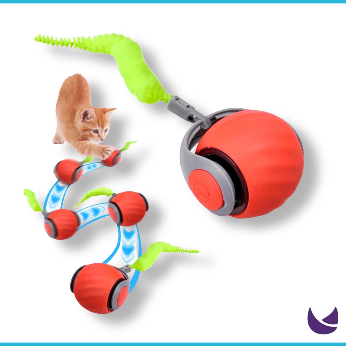 Interactive Cat Toy Ball Speedy Tail